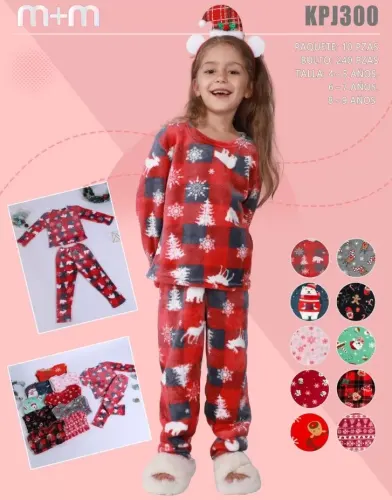 PIJAMA NAVIDEÑA INFANTIL KPJ300 INFANTIL