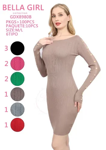 BELLA GIRL VESTIDO GDX8980B