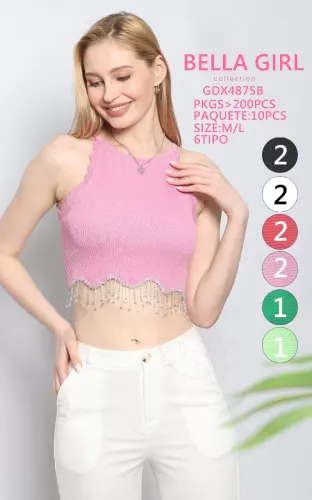 BELLA GIRL BLUSA GDX4875B