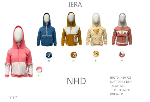 JERA SUDADERA INFANTIL NHD