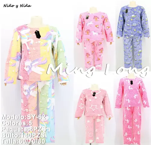BOMY PIJAMA POLAR INFANTIL SY62