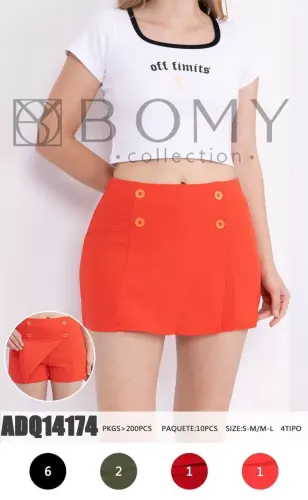 BOMY SHORT FALDA AQD14174