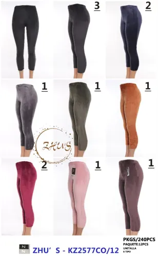 ZHU’S LEGGINS TERCIOPELO