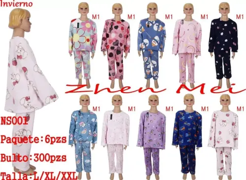 ZHEN MEI PIJAMA POLAR INFANTIL NS001