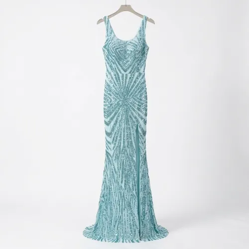 RICARICA VESTIDO AZUL CIELO TALLA M
