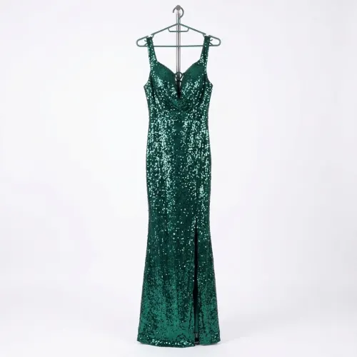 RICARICA VESTIDO VERDE ESMERALDA TALLA L