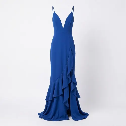 SYMPHONY VESTIDO AZUL REY TALLA L