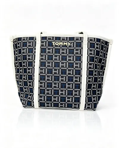 TOMMY HILFIGER(BLANCO/AZUL)