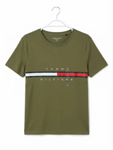 TOMYY HILFIGER VERDE OLIVO TALLA L