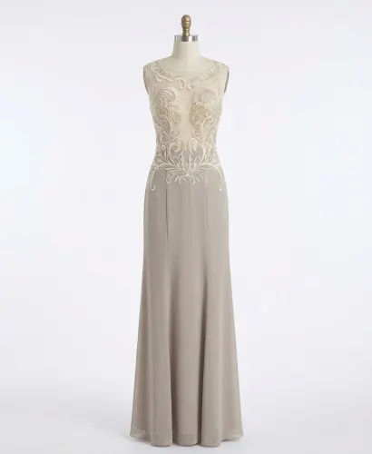 Vestido beige(cinderella) Talla 6