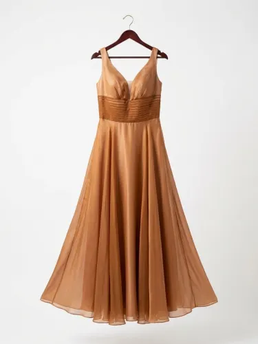 Vestido color mostaza
