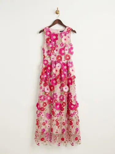 Vestido floreado Talla M