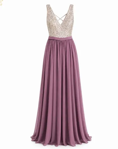 Vestido morado (Rose More) talla s