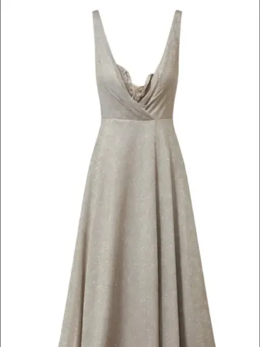 Vestido plata( Rose More) Talla S