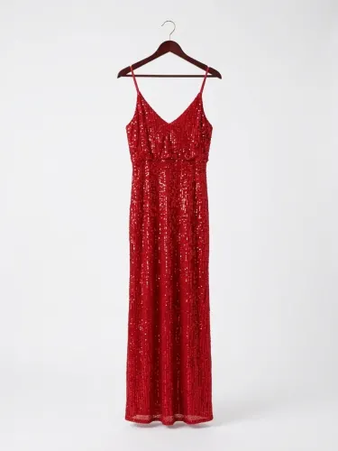 Vestido rojo (Ricarica) talla m