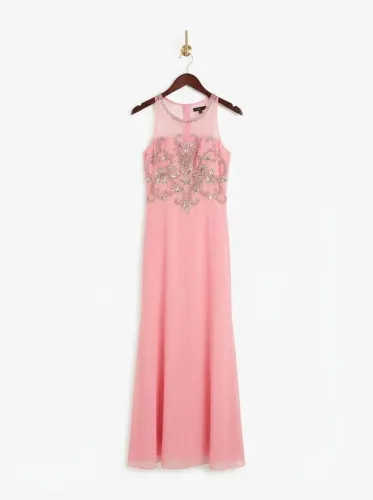 Vestido rosa (Faisca) Talla M